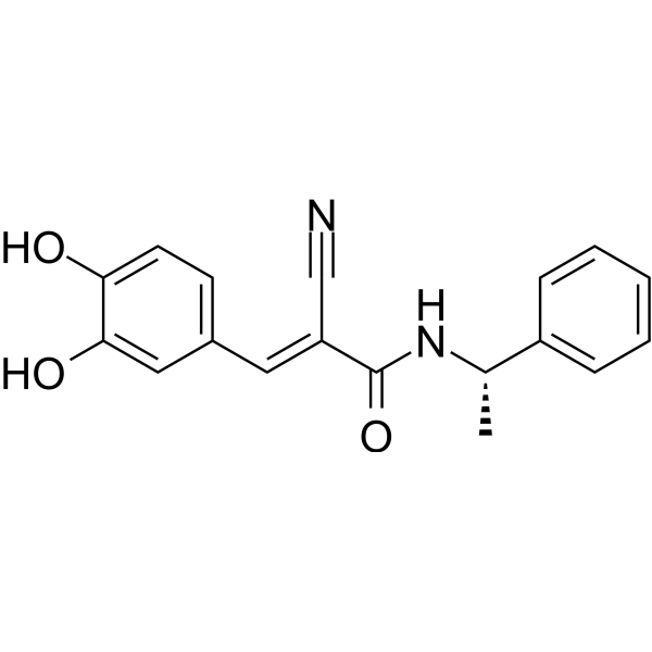 Tyrphostin B44, (+) enantiomer 133550-37-5